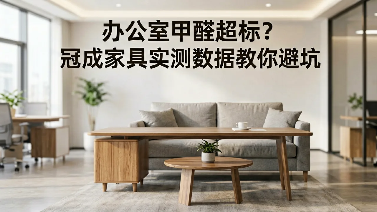 办公室甲醛超标？冠成家具用实测数据教你避坑